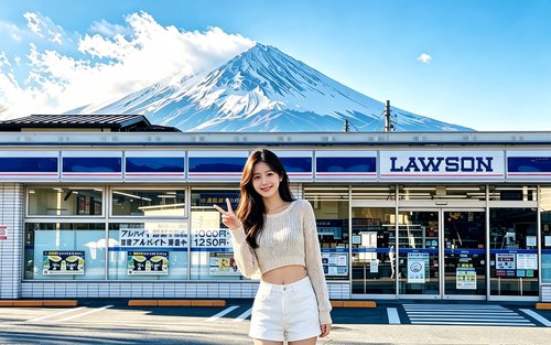 후지산 관광 당일치기 여행 (다양한 노선 선택 가능+중국어/영어 서비스) | 가와구치 호수 & 야마나카 호수 백조 먹이 주기 & 오시노 핫카이 & 로손 편의점