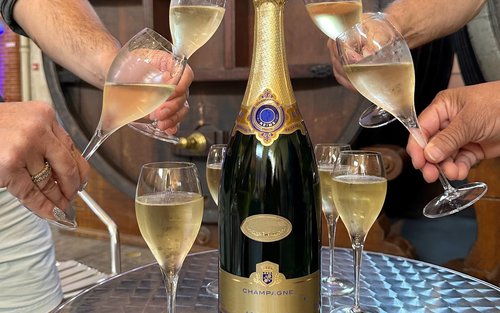 Champagne Tasting at Two Family Estates Tour with Lunch from Reims