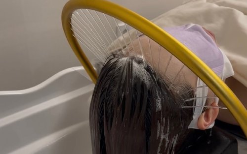 Busan Meiou HeadSpa : Expérience de détoxification visible du cuir chevelu à Seomyeon
