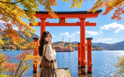 Mount Fuji & Hakone Six Major Scenic Spots Land, Water, and Air Check-in Day Tour [All-Inclusive] | Lake Ashi Water Torii & Hakone Shrine & Pirate Ship & Owakudani & Lake Yamanaka & Oshino Hakkai