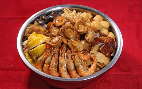 Seizoensgebonden Poon Choi | Speciaal Gouden Vismaag en Abalone Poon Choi | 2 dagen van tevoren reserveren | Gratis verzending (voor Hong Kong-gebieden geldt een toeslag van $100 voor de onderzeese tunnel)