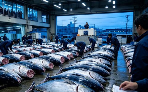 Tour di mezza giornata al mercato del pesce di Tokyo Toyosu e Tsukiji
