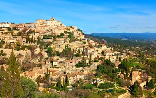 아비뇽 3개 마을 소규모 그룹 투어 (반나절)