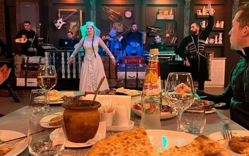 Georgian Dinner with Dance Show in Tbilisi