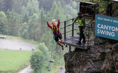 Canyon Swing in Grindelwald