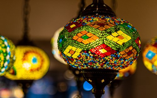 Taipei Zhongshan｜ARTIST Studio Lampu Mosaik Turki｜Pengalaman Membuat Lampu Mosaik Turki