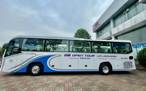 Ha Noi fra/til Cat Ba med G8 Open Bus