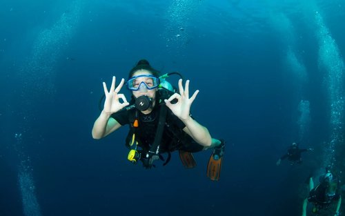 Open Water Excellence in Karangasem Bali im PADI 5* Dive Center