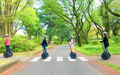 Segway Experience in Showa Kinen Park of Tokyo