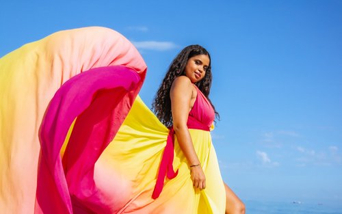 Flying Dress Private Photography Experience in Santa Marta