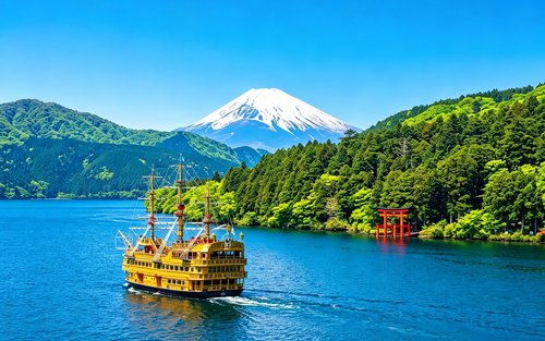 Mount Fuji & Hakone Day Trip with Cable Car Experience - Swan Lake Yamanakako & Oshino Hakkai Scenic Views & Torii Reflection & Owakudani Volcanic Wonders (Departing from Tokyo)