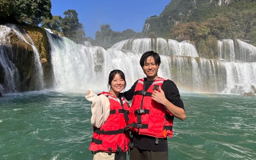 From Hanoi: Ban Gioc Waterfall, Nguom Ngao Cave & God's Eye Mountain 1D2N Tour