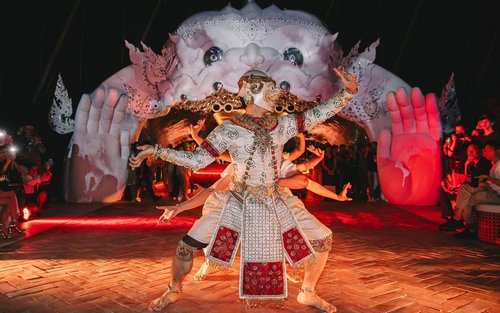 Akara Sky Hanuman -lippu Bangkokissa