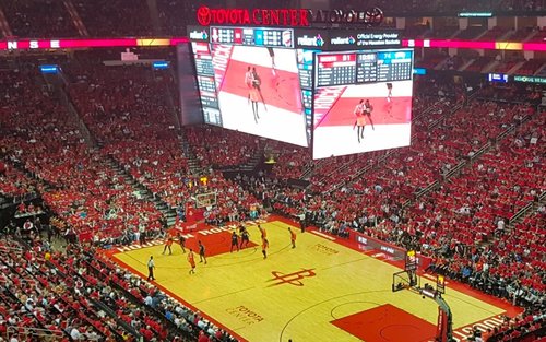 Houston Rockets Basketball Game at Toyota Center
