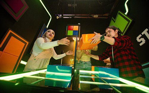 Escape Room im Arcade-Stil im Sunway Pyramid von Bomb Battle 