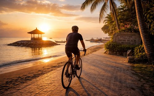 Bali Sanur Sunrise Cycling Tour with Sea Turtles