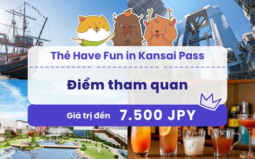 Thẻ Have Fun in Kansai Pass