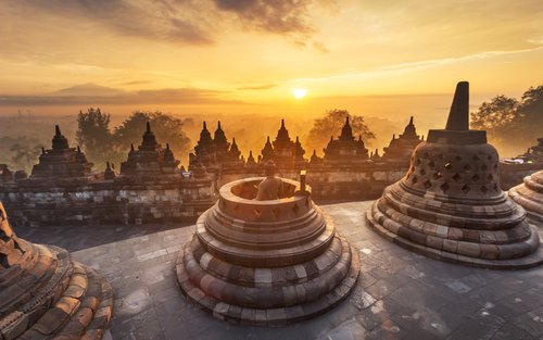 Borobudur Sunrise (Hill/Temple with Climb) & Prambanan Temples Tour