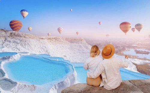 Pamukkale Guided Tour with Hotel Pick Up from Antalya/Alanya/Side