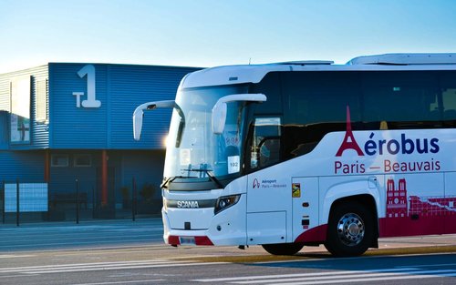 Přeprava z letiště Paříž Beauvais autobusem Aerobus