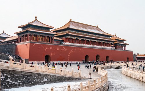 Halve daagse tour door de Verboden Stad in Peking en het Jingshan-park