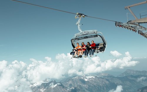 从苏黎世出发，铁力士山之旅，含冰川飞渡吊椅