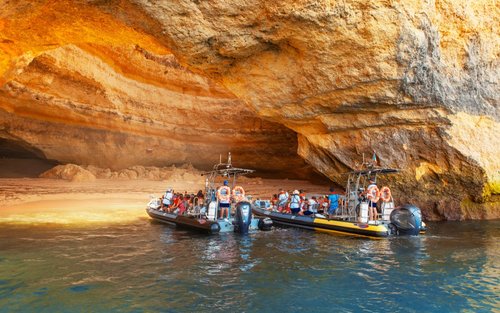 Sunset Cruise to Benagil Cave Half-Day Boat Tour from Portimao
