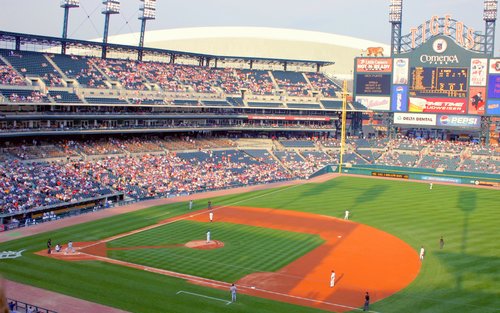 Detroit Tigers Baseball Game at Comerica Park