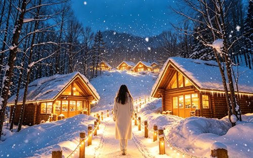 Tour Ngắm Cảnh Hồ Xanh Mùa Đông & Rừng Cổ Tích Thắp Sáng Ban Đêm Cả Ngày ở Sapporo