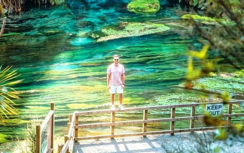 Auckland Blue Spring & Waiotapu National Park Tour