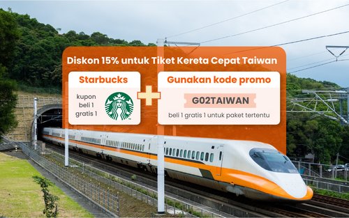 Tiket Taiwan High-Speed Rail untuk non-Taiwan