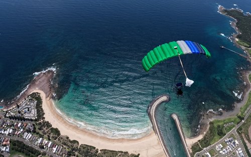 Shellharbour Beach Tandem Skydiving in Sydney
