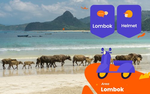 Motorcykeluthyrning i Lombok-området