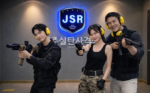 Jeju Real Gun Shooting Range Experience