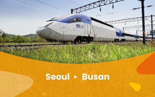 Passagem de Trem KTX Seul - Busan