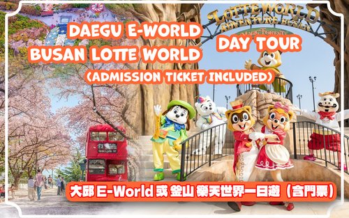 부산/대구 출발: 대구 이월드/부산 롯데월드 셔틀버스 + 티켓