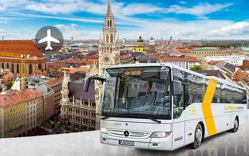 뮌헨 공항 - 뮌헨 버스 티켓 by Lufthansa Express Bus