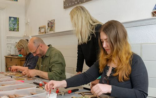 Trencadis Mosaic Class in Barcelona