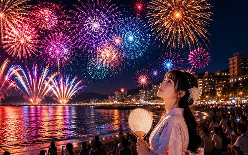 Kamakura High School "Slam Dunk" Filming Location + Enoshima Island + Atami Fireworks Instagram-Worthy One-Day Tour (From Tokyo)