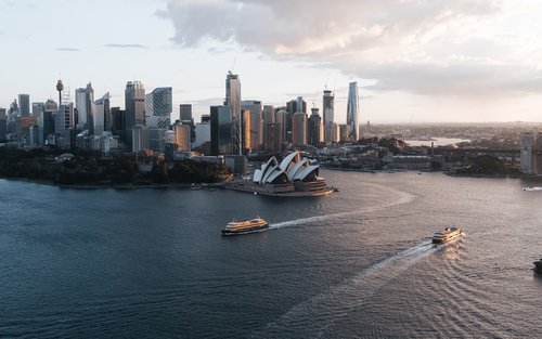 Experiencia de vuelo panorámico sobre la Ópera de Sídney y el Puente del Puerto