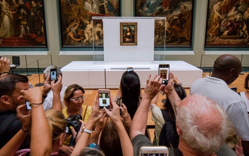 Louvre Museum billet med Mona Lisa digital audioguide