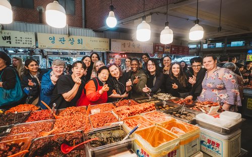 Night Market Food Tour in Seoul