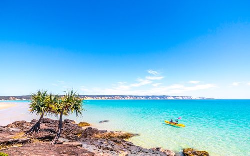 Fantastische leer-surfen-lessen-safari (van Noosa naar Double Island Point)