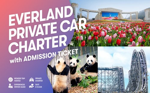 Pag-upa ng Sasakyan sa Seoul na may Driver papuntang Everland kasama ang tiket sa pagpasok
