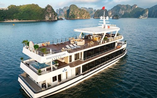 Hercules Grand Luxury Day Cruise: Ha Long Bay, Sung Sot, Ti Top