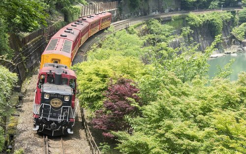 【Guaranteed】Kyoto Sagano Train, Hozugawa Boat & Arashiyama Walk