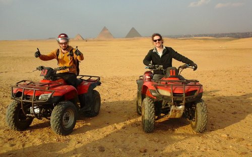 Giza Pyramids Quad Bike Adventure with Optional Camel Ride