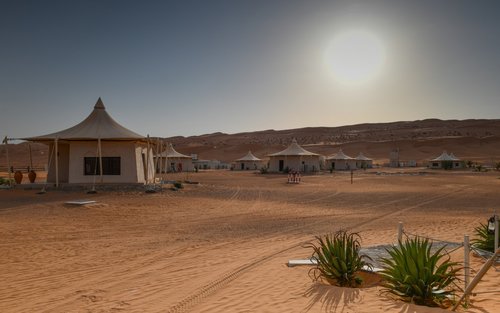 Wahiba Sands & Wadi Bani Khalid desert experience from Muscat