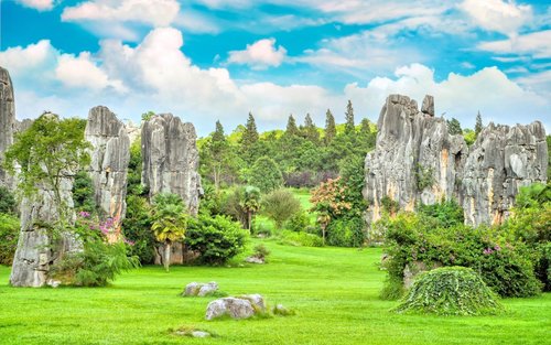 One-day tour of Stone Forest Jiuxiang, Yunnan