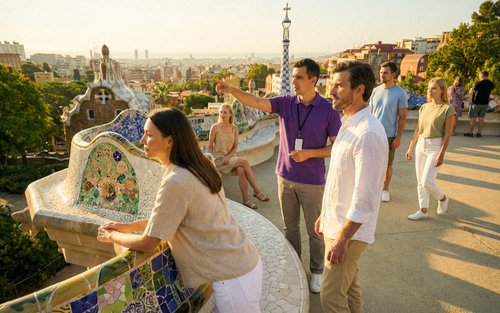 Park Guell Guided Tour with Fast Track Ticket